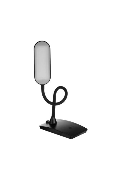 Lumi LUXURY Lampa de Birou Neagra cu LED Functie Tactila si USB