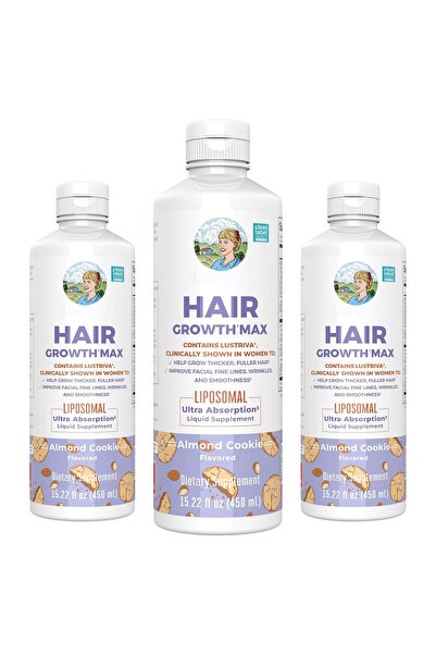 Maryruth's مكمل غذائي سائل لنمو الشعر بتقنية الليبوزومات | للنساء | بنكهة كعك...