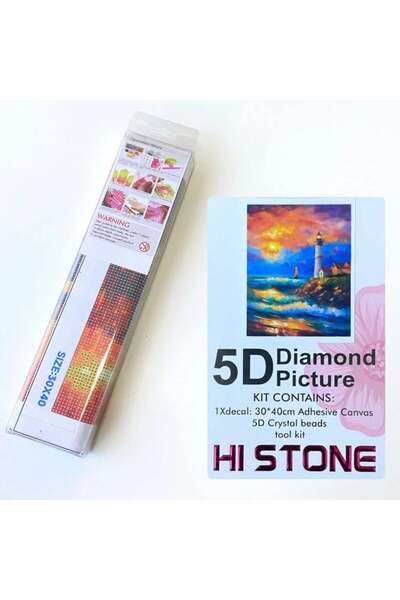 NT Boncuklu Taşlı Pano Çocuklar İçin Mozaik Elmas Goblen Diamond Tablo 30 X 4...