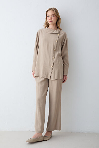 Melike Tatar Buttoned Modal Set 32-2632