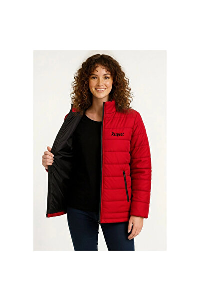 Narnuga Women's Micro Water Repellent Quilted B Printed Lined Zippered Bomber...