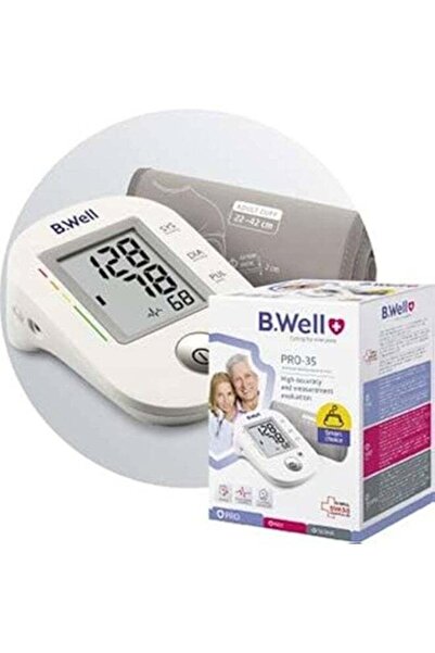 B.Well Swiss جهاز قياس ضغط الدم الأوتوماتيكي PRO-35 مزود بكفة متوسطة-كبيرة ال...