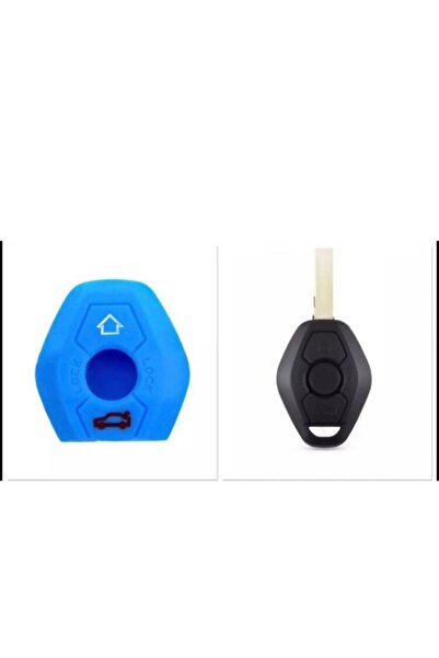 CİHAN GROUP Bmw X3 X5 E38 E39 E46 E83 M5 325i Silicone Key Protection Case Bl...