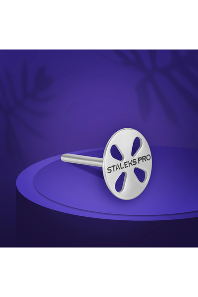 STALEKS PODODISC PRO L Pedikür Disk (25 mm),180 Grit Törpüler Set Ile (5 Adet)
