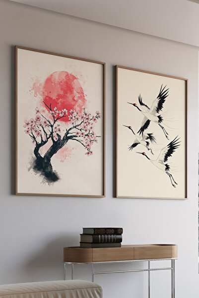 Artiera Σετ ζωγραφικής 2 τεμαχίων με ξύλινο πλαίσιο και ξύλινα στοιχεία τέχνη...