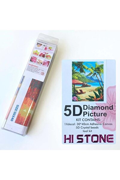 NT Boncuklu Taşlı Pano Çocuklar İçin Mozaik Elmas Goblen Diamond Tablo 30 X 4...