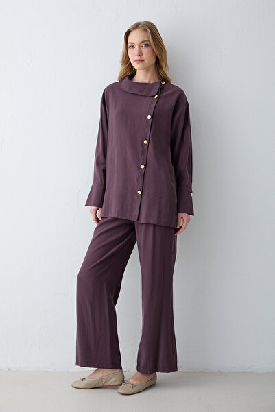 Melike Tatar Buttoned Modal Set 32-2632