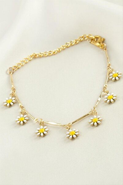 Generic Brand Lvsqvr Daisy Enamel Bracelet (193139) - Yellow