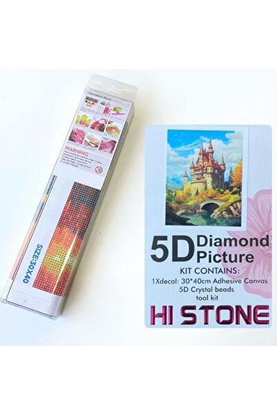 NT Boncuklu Taşlı Pano Çocuklar İçin Mozaik Elmas Goblen Diamond Tablo 30 X 4...