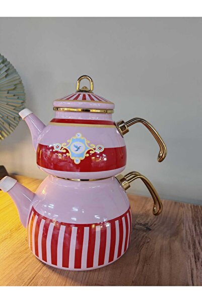 SİHİR Emaye çaydanlık