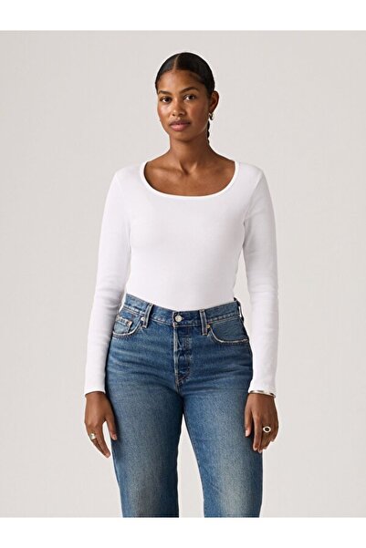 Levi's Essential Kare Yaka Uzun Kollu Tişört