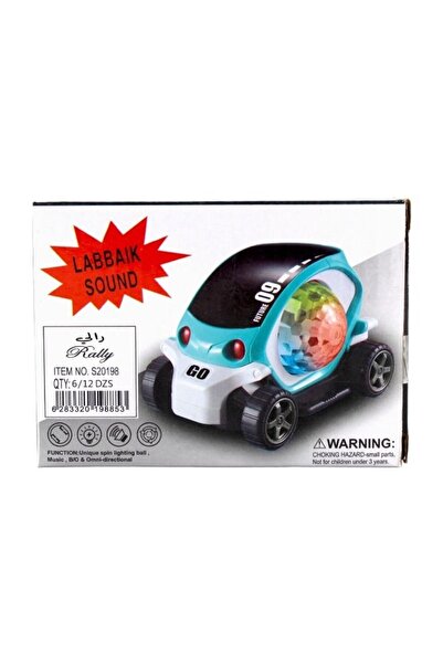 Rally Car Toy With Unique Spin Light Ball And Labbaik Sound