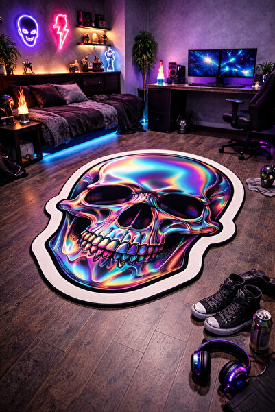 RUGRUMBA Non-Slip Sole Playstation Xbox Themed Machine for Washable Gamers in...