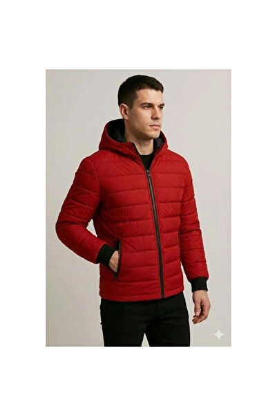 Narnuga Inflatable Hooded Zippered Jacket Water Repellent Quilted Lined Fabri...