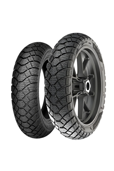 TÜRKMOPET Mondial Wing 50 90/90-12 ve 3.50-10 Tubeless Ön Arka Kış Lastik Takımı