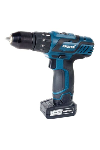 Proter PST 614 LD Darbeli Şarjlı Matkap 14.4 Volt 10mm