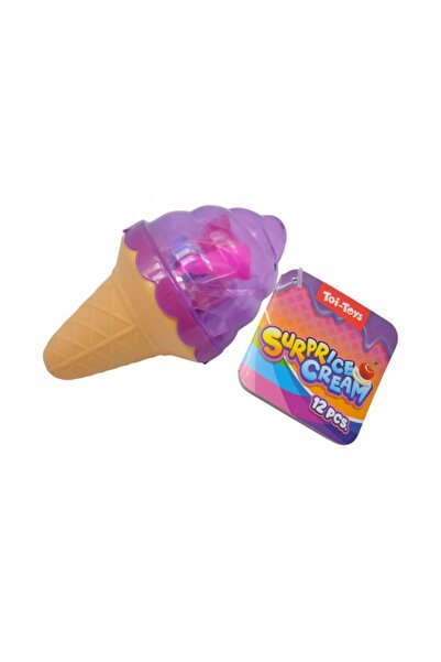 Toi-Toys Изненадваща играчка-сладолед със скрита фигурка, лилава