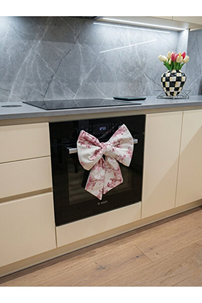 Nevena handmade Pembe atlı kovboy fiyonk fırın süsü