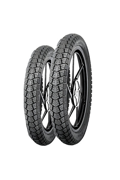 TÜRKMOPET Falcon Master 50 / 100 2.50-17 ve 2.75-17 Trekker Tubeless Ön Arka ...