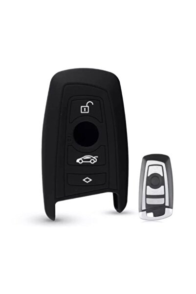 CİHAN GROUP Bmw F30 F32 F10 F20 Silicone Key Protection Case Black Color