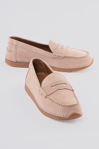 Mubiano حذاء نسائي أصلي جلد سويدي حذاء لوفر بنعل مريح للاستخدام اليومي مونيلا...