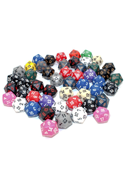 Chessex D20 Opaque dice – random color (piece)