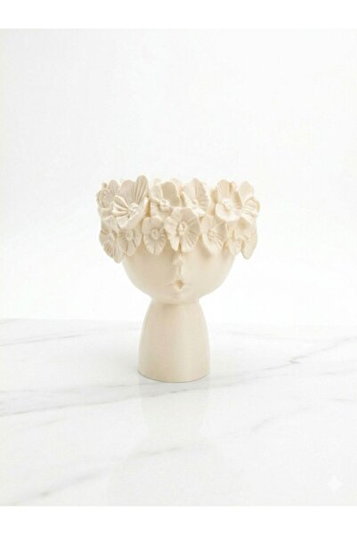 3DTARZI Siyah Saksılık - Anahtarlık Çok Amaçlı Şık Dekorlar (Boy: 20 cm En: 1...