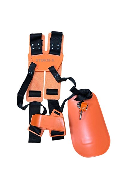 zargana Profesyonel Tan Tırpan Askısı Yelek - Yan Tüm Modeller Turuncu Kauçuk