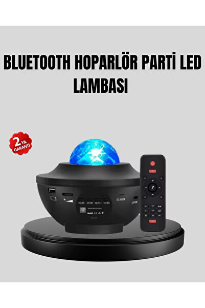 shopwave Yıldızlı Projektör Galaxy Efektli Ayarlanabilir Renkli Atmosfer Lambası