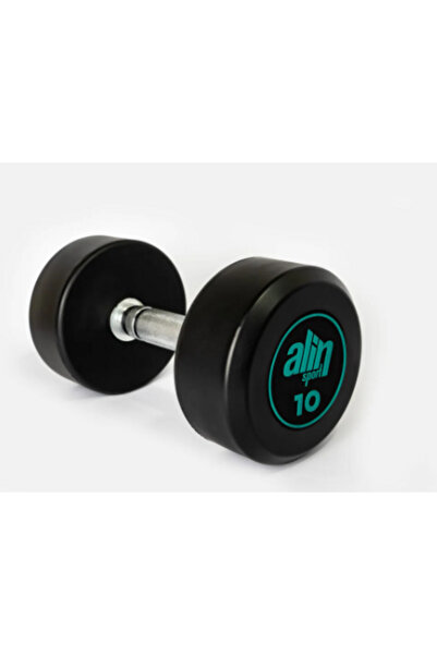 ALİN Sport 10 KG Kauçuk Kaplı Profesyonel Olimpik DUMBBELL ( Dambıl )