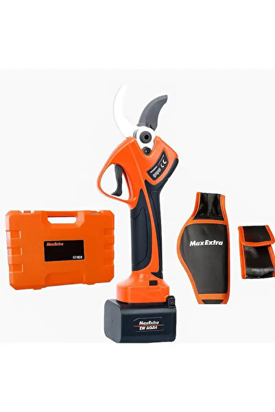 Max Extra Max-Extra MX8040 Şarjlı Budama Makası Çift Akülü 40 mm 21 Volt 4.0Ah