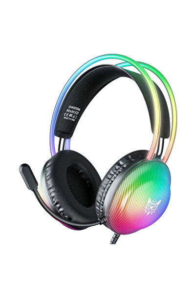 Onikuma X29 RGB Wired Gaming Headset - (2.2M Cable, Noise-Reduction Mic)
