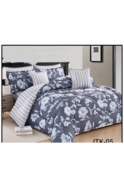 alzawia Summer single bedsheet set, 4 pieces, new design