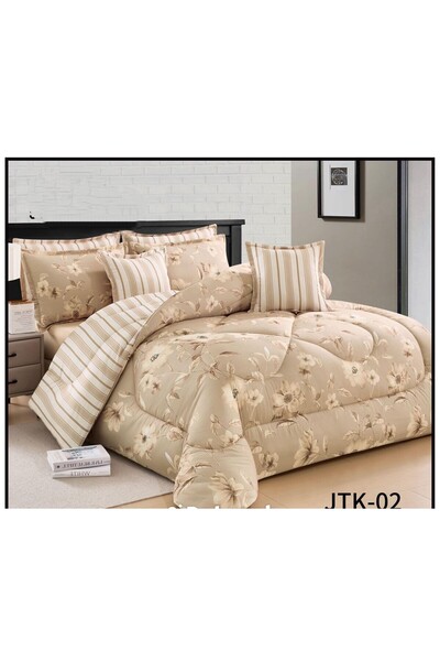 alzawia Summer single bedsheet set, 4 pieces, new design