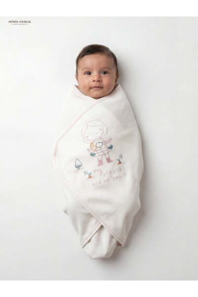Moi Noi %100 Pamuk Bebek Battaniyesi Mouse – Yumuşak ve Nefes Alan