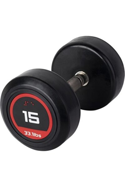 Genel Markalar 313 Sport 15 KG Kauçuk Kaplı Profesyonel Olimpik DUMBBELL ( Da...