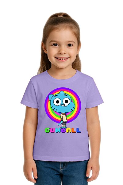SEDİRLİ Tricou unisex pentru copii Gumball cu imprimeu bumbac moale țesături ...