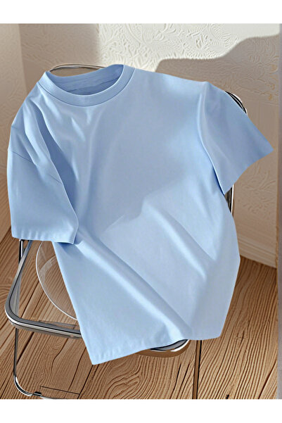 SPORTİVEA 100% Cotton Unisex Kids Oversized T-Shirt Basic Daily T-Shirt Overs...