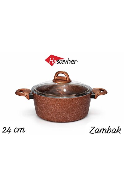 Hascevher Zambak 24 cm Granite Pot Cookware