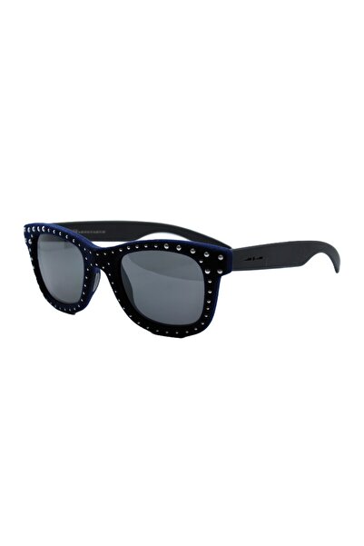 Italia Independent 0090Vr 50 021 B75 Velvet Blue Silver Velvet Wayfarer Gray ...