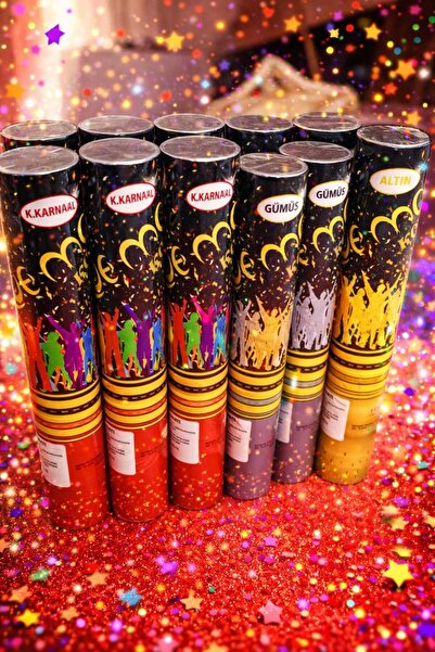 SC 3 adet 40 Cm Çok Renkli Konfeti