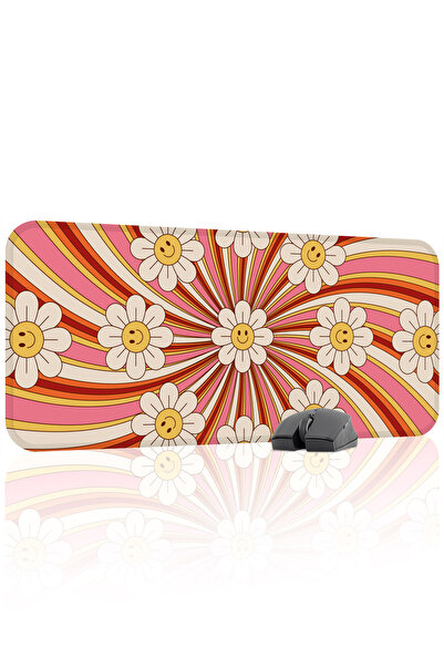 mousepad bastir Mousepad pentru jocuri Retro 60's antialunecare Stitched Rubb...