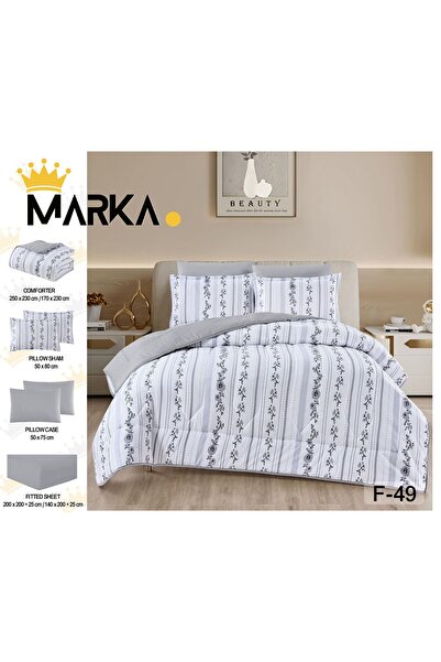 Not specified لحاف منفوخ مايكروفايبر مشجر وجهين