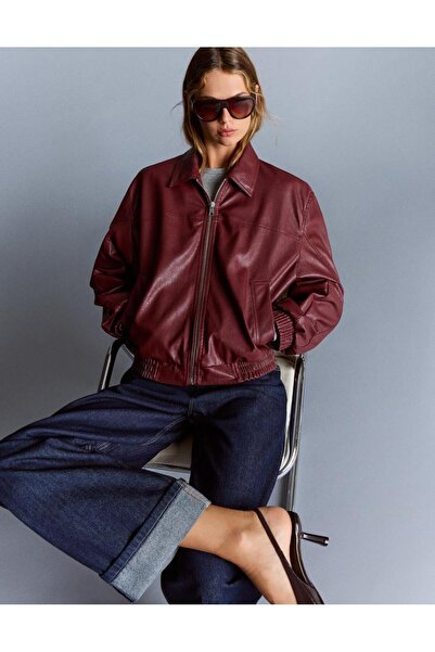 Butik Allbucks Bersh Ka Sunni D Leather Jacket Abbrs3780