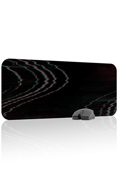 mousepad bastir Glitch antialunecare Mousepad pentru jocuri din cauciuc cusut...