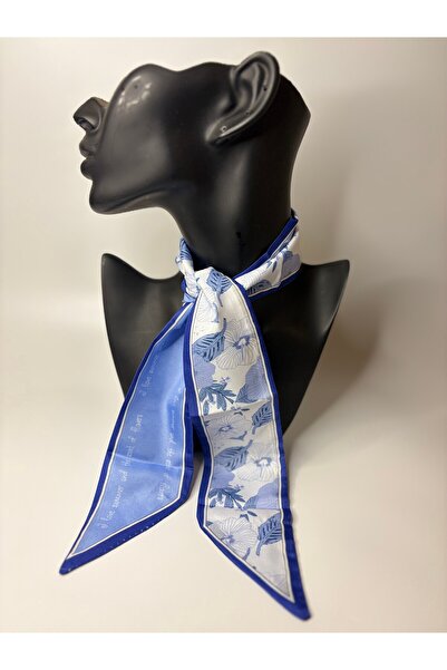 BHR AKSESUAR Patterned Thin Scarf, Ribbon (6X85 cm)
