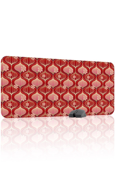 mousepad bastir لوحة ماوس الألعاب المطاطية المخيطة بنمط صيني مانع للانزلاق V2...