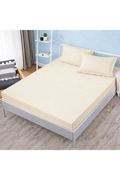 Patul Bed cover with Stretchy 180x200 + 2 pillowcases 50x70, Damask