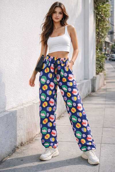 DağdevirenTekstil Kadın Düz Paça Eşofman Altı