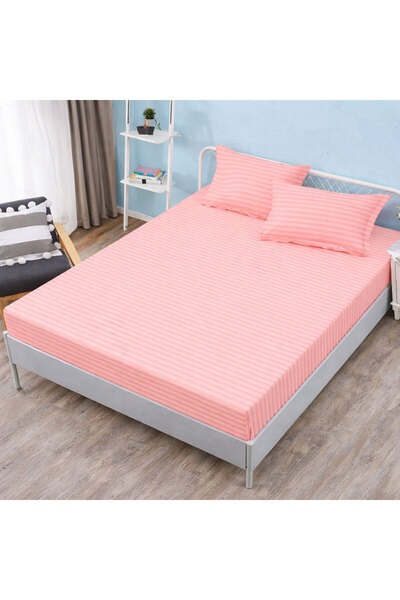 Patul Bed cover with Stretchy 180x200 + 2 pillowcases 50x70, Damask